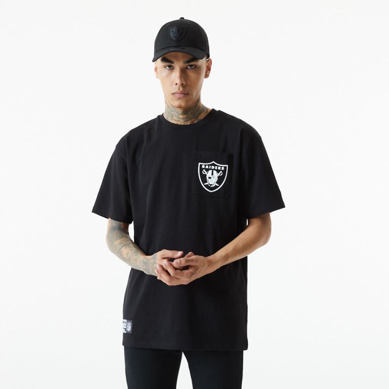 Ropa New Era Nfl Negros - Las Vegas Raiders Box Logo 35419CTJG